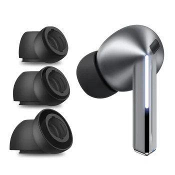 Tech-Protect silikona uzgaļi Samsung Galaxy Buds 3 Pro S/M/L melni