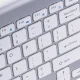 Bezvadu tastatūra Smart TV, sudraba