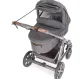 Malatec ratiņu saules aizsargs, pelēks