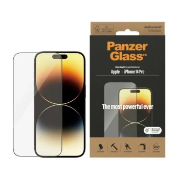 PanzerGlass Ultra-Wide Fit antibakteriāls rūdīts stikls iPhone 14 Pro | antibacterial tempered glass for