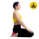 4Fizjo 708 ZAFU apaļš jogas un meditācijas spilvens, sarkans