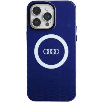 Telefona vāciņš Audi IML Big Logo MagSafe, iPhone 14 Pro Max 6.7", zils
