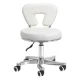 Pedikīra kosmētikas taburete Azzurro 9266, balta