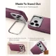 ESR Atelier Kickstand MagSafe vāciņš iPhone 18 Pro / 17 Pro, bordo