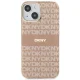 DKNY iPhone 15 Plus / 14 Plus vāciņš IML Mono & Stripe MagSafe, rozā
