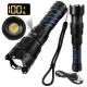 Taktiskais LED lukturis Trizand, 1500 lm, 5000 mAh, melns