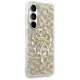 Guess IML Leopard Triangle MagSafe vāciņš Samsung Galaxy S26, brūns