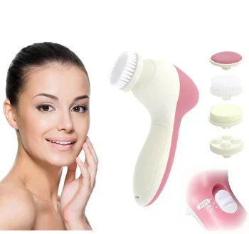Skaistumkopšanas Daudzfunkcionāls Ādas Attīrīšnas Kopšanas Masieris Sejai, Rozā | Beauty Multi-Function Skin...