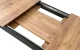 Izvelkams ēdamgalds 120-160x80 cm 4-6 personām, craft ozols