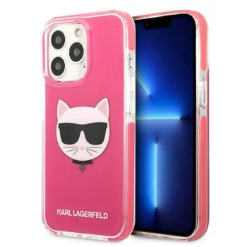 Apple iPhone 13 Pro 6.1'' Karl Lagerfeld Choupette Head Case Cover, Fuchsia | Telefona Maciņš Vāks Apvalks Bampers