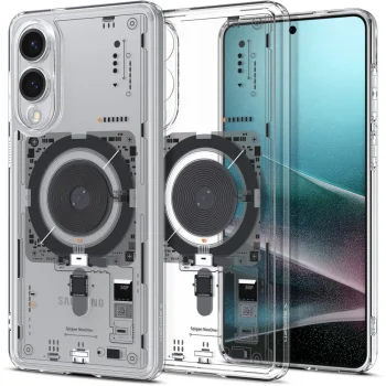 Spigen Ultra Hybrid Mag vāciņš Samsung Galaxy S25 Edge ar MagSafe, caurspīdīgs