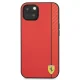 Ferrari iPhone 13 mini vāciņš On Track Carbon Stripe, sarkans