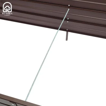 Paaugstinātā dārza dobe Klasika Garden, 1500x750x300mm, brūna