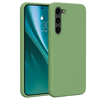 Etteri Silicone silikona vāciņš Samsung Galaxy S23 Plus, gaiši zaļš