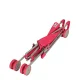 Bērnu Salokāmi Rotaļu Rati Lellēm, Rozā l Baby Foldable Toy Stroller for Dolls