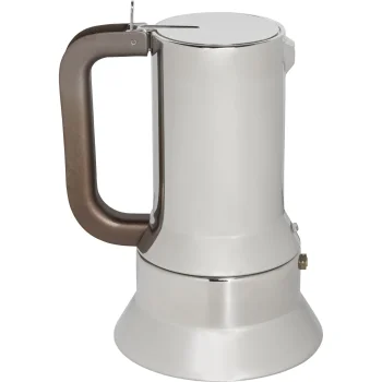 Alessi 9090/3 Espresso kafijas automāts, 3 tasītes, Nerūsējošais tērauds
