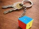 Loģiskais mini kubs 2x2, atslēgu piekariņš, daudzkrāsains