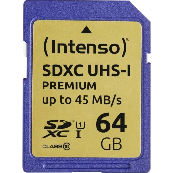 Atmiņas karte Intenso SDXC 64GB Class 10 UHS-I Premium