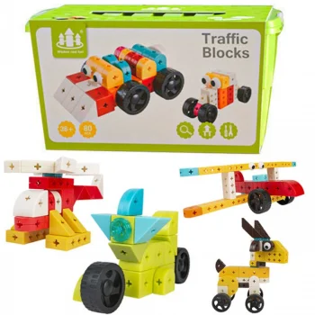 Bērnu Konstruktors Rotaļu Celtniecības Bloku Kluču Kompleks, 80 gb. | Constructor Building Block Brick Set