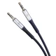 AUX kabelis 3.5 mm – 3.5 mm 3mk, 1 m, audio kabelis