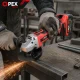 OPEX TOOLS OPX28010 Bezvadu leņķa slīpmašīna, 125mm, 21V, 2x 3.0Ah akumulatori