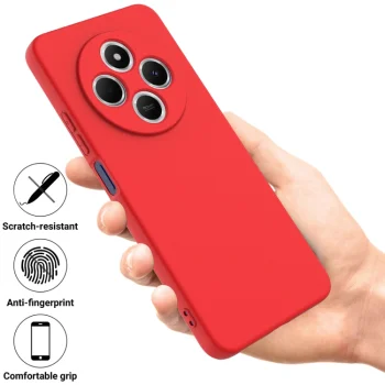Tfo Silicon vāciņš Xiaomi Redmi 14C / Redmi A4 / POCO C75, Sarkans
