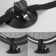 Velosipēdu jumta bagāžnieks ar piesūcekņiem Rockbros XP1002 2 velosipēdiem, melns