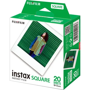 Fujifilm instax SQUARE fotopapīrs (20 loksnes) Balts