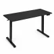 ModernHome elektriski regulējams galds 140x60 cm 72-118 cm, melns