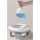 Kruzzel 25510 saliekams ceļojumu podiņš bērniem 2-in-1