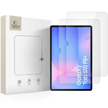 Tech-Protect Samsung Galaxy Tab S10 FE+ rūdītais aizsargstikls Glass Fit+ (2 gab.)