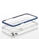 Hybrid Armor Clear 3 in 1 vāciņš iPhone 11 Pro Max, zils