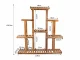 Koka puķu podu plaukts, statīvs, augu stends, 5 līmeņu | Wooden Flower Shelf Stand