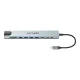 Blitzwolf BW-TH5 10in1 USB-C dokstacija, sudraba