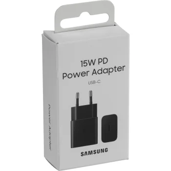 Samsung EP-T1510NBEGEU 15W PD USB-C tīkla lādētājs, melns