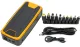 Ārējais akumulators 30000mAh, PD 65W, DC 12-19V, USB-C, 2x USB-A, QC3.0, melns / oranžs