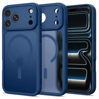 Tech-Protect BasicMag MagSafe vāciņš iPhone 17 Pro / 18 Pro, Matēts tumši zils