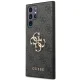 Guess 4G Big Metal Logo vāciņš Samsung Galaxy S23 Ultra pelēks