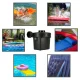 Elektriskais matrača sūknis pumpis ar uzgaļiem, 12V 240V | Electric Mattress Pump