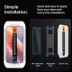 Spigen Glas.TR EZ Fit Privacy aizsargstikls iPhone 16 Pro (2 gab.)