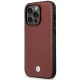 BMW Leather Diamond Pattern MagSafe vāciņš iPhone 14 Pro Max, Bordo