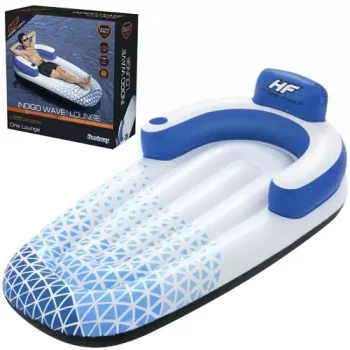 Bestway Indigo Wave 43533 piepūšamais matracis ar atzveltni, 191x107 cm