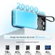 Ārējais akumulators Cuktech CUKP200NGLLG 55W 20000mAh ar iebūvētu USB-C kabeli, balts