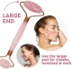 Rozā Kvarca Sejas Rullītis Kakla Dekoltē Zonas Masieris Gua Sha ACTIVFIZJO | Rose Quartz Roller for Face Neck...