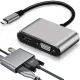 USB-C uz HDMI 4K / VGA / USB 3.0 / USB-C PD adapteris