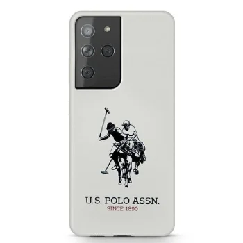 Samsung Galaxy S21 Ultra (SM-G998B) US Polo Silicone Logo Case Cover (USHCS21LSLHRWH), White | Telefona Maciņš Vāks...
