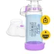 4FIZJO inhalācijas kamera ar 2 maskām bērniem un pieaugušajiem, violeta