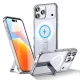 Samsung Galaxy S25 FE bruņu ietvars Hybrid Armor X ar MagSafe statīvu, caurspīdīgs