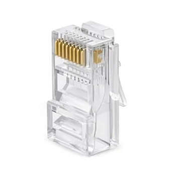 RJ45 modulārie spraudņi UTP Cat5e kabelim, Pass Through, 100 gab.