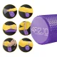 Masāžas rullis ar izciļņiem 4FIZJO CARE+ 60 cm, violets